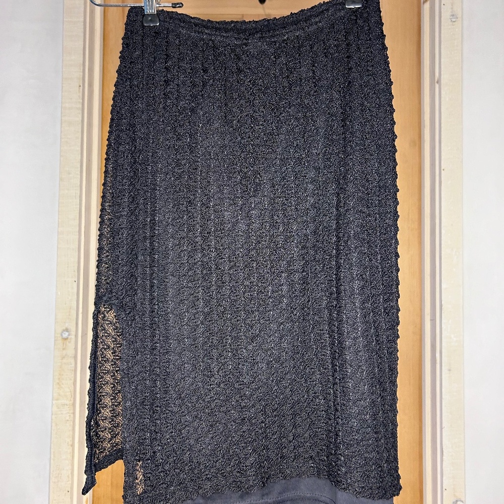 Vintage Henna Crochet Skirt